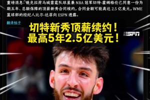 值不???Shams：雷霆頂薪續(xù)約切特！最高5年2.5億美元