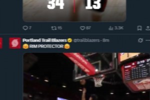 相當重視！楊瀚森表現(xiàn)驚艷，開拓者官推全是關于小楊的鏡頭！