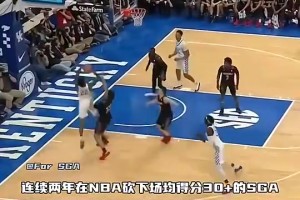大學(xué)時(shí)期的SGA，靠著一手中投，在NCAA也能大殺四方！