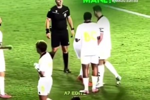 看到馬內對C羅這番操作，我40米長刀又收了回來??