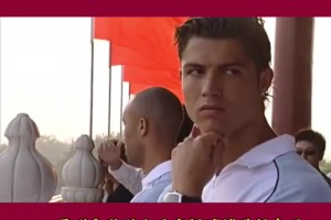 2005年曼聯(lián)中國行來到北京，那也是C羅第一次來到中國