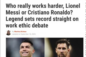 范巴斯滕駁斥了梅西的成功僅僅源于天賦的說法