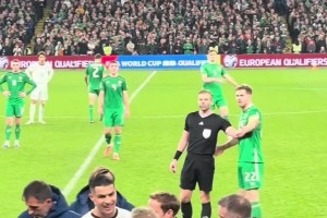 愛爾蘭主帥：C羅下場時(shí)對(duì)我說是因?yàn)槲覍?duì)裁判施壓