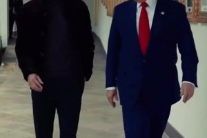 權(quán)威認(rèn)證??？白宮官媒曬C羅與特朗普同行，配文：兩位GOAT