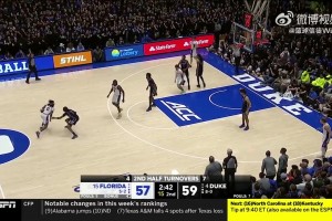 NCAA焦點戰(zhàn)！衛(wèi)冕冠軍佛羅里達VS杜克，最后時刻真焦灼