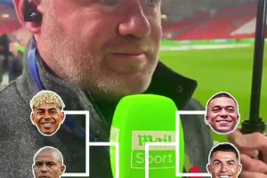 大羅力壓梅西和內(nèi)馬爾！魯尼：大羅是有史以來最好的金童！